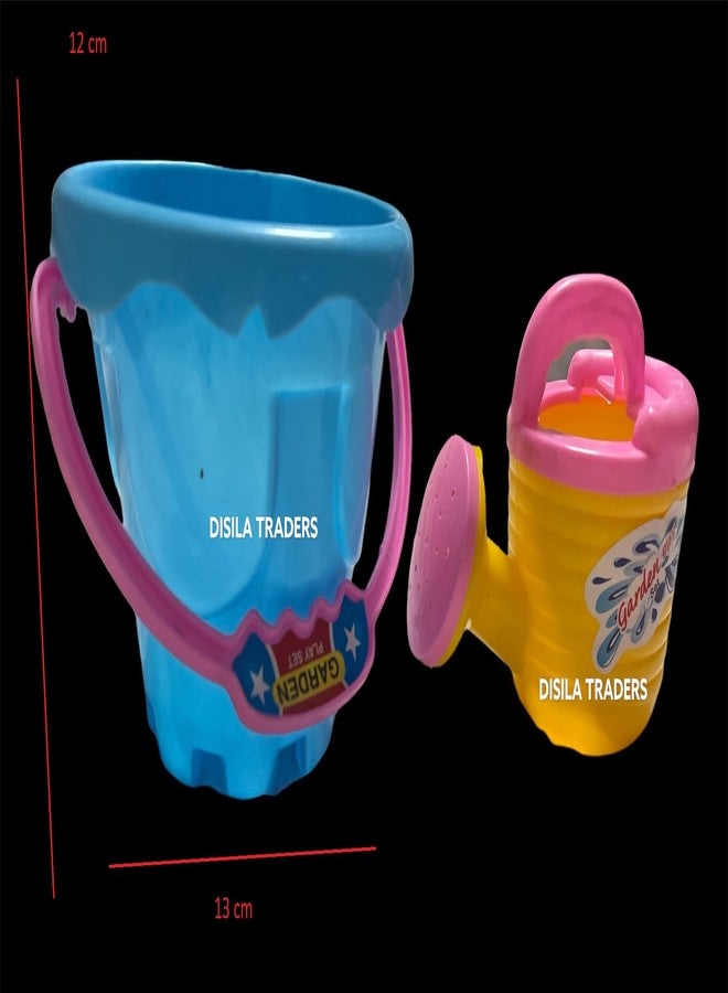 DISILA TRADERS Plastic Made Garden/Beach Tool kit Toys Set for Kids. Water Toys/ Sand Toys/ Beach Toys Set for Kids in Random Colors and Design. - Image 5
